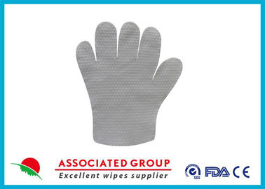 Finger Style Body Wash Gloves / Body Scrubber Glove Dijahit Nonwoven Spunlace Dot