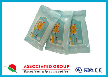 Mini - Paket Tisu Basah Bayi Ramah Lingkungan Aloe Extra Promotion Packing 8pcs * 10