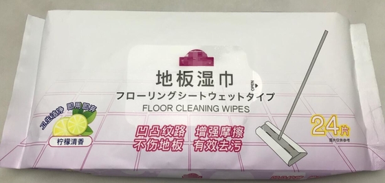 Tisu Basah Desinfektan Alami 24 Paket Menghilangkan Kotoran Rambut Ideal Untuk Kayu Keramik