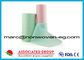 Green Pink Non Woven Wipes Spunlace Nonwoven Fabric 65gsm 20% Viscose 30cm * 90pcs