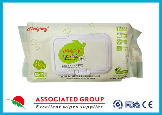 Natural Degradable Baby Hand Mouth Wipes dengan Esensi Cereal / Perawatan Profesional untuk Bayi