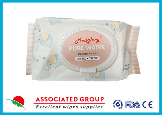 Air Bersih yang Tepikan Tisu Bayi Aroma lembut Bebas Hipoalergenik dan Tanpa Bau
