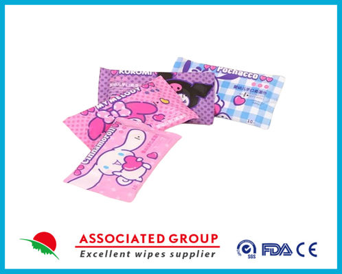 Ultra Soft Baby Hand And Mouth Wipes 10pcs/Pack untuk Bayi Unisex Sampel Gratis