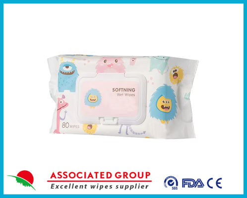 Natural Non Irritant Aroma Bebas Air Baby Tisu Tanpa Bau untuk Baby Pembersih