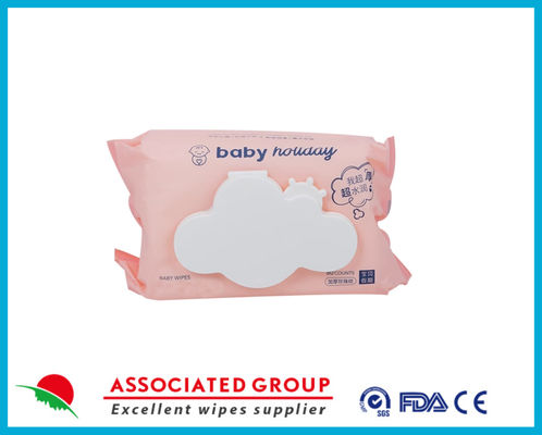 Miniso Hipoallergenic dan Unscented Water-Based Wet Wipes untuk Bayi 80pcs dengan flip-pop yang disesuaikan