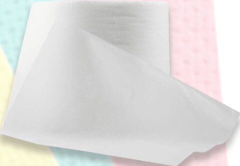 Spunlace Roll Diproduksi oleh Jerman Mesin, untuk Wet Wipe, Dry Wipe, 100% Viscose Parallel dan Semi Cross Spunlace