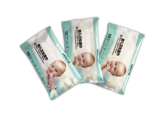 Handuk Merasa Tisu Basah Bayi, Tisu Basah Tisu 99% Layanan OEM Biodegradable