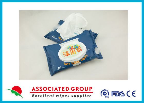 Tisu Basah Biodegradable Nonwoven Flushable Untuk Kamar Mandi Toilet Anak Dewasa